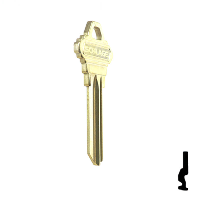 Uncut Key Blank | Schlage | A1145G Residential-Commercial Key Ilco