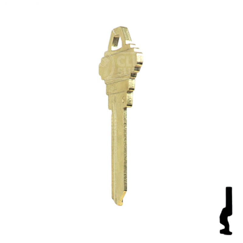 Uncut Key Blank | Schlage | A1145G Residential-Commercial Key Ilco