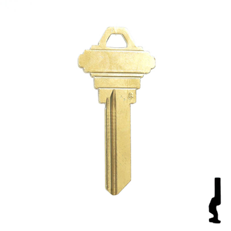 Uncut Key Blank | Schlage | A1145G Residential-Commercial Key Ilco