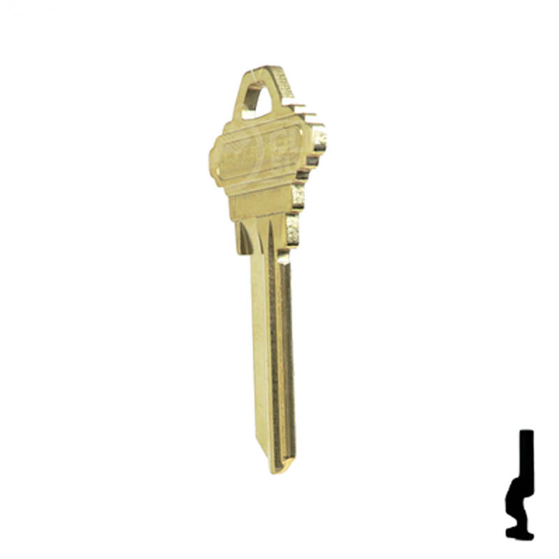 Uncut Key Blank | Schlage | A1145G Residential-Commercial Key Ilco