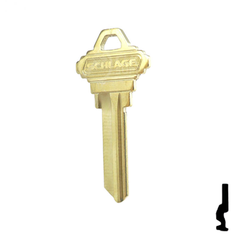 Uncut Key Blank | Schlage | A1145G Residential-Commercial Key Ilco