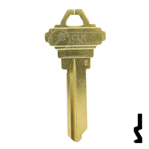 Uncut Key Blank | Schlage, Almet, Baldwin | BD249