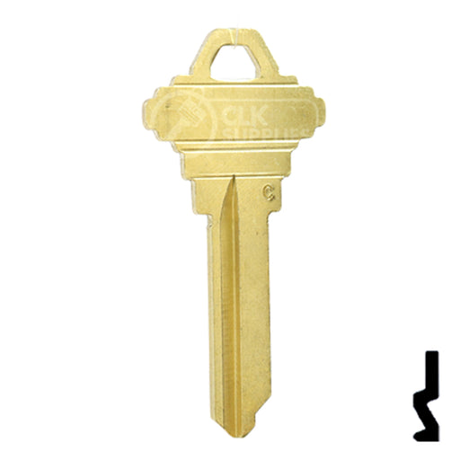 Uncut Key Blank | Schlage, Almet, Baldwin | BD249 Residential-Commercial Key Framon Manufacturing Company, Inc