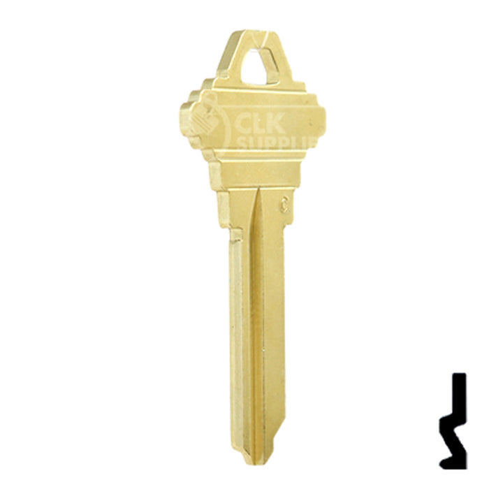 Uncut Key Blank | Schlage, Almet, Baldwin | BD249 Residential-Commercial Key Framon Manufacturing Company, Inc