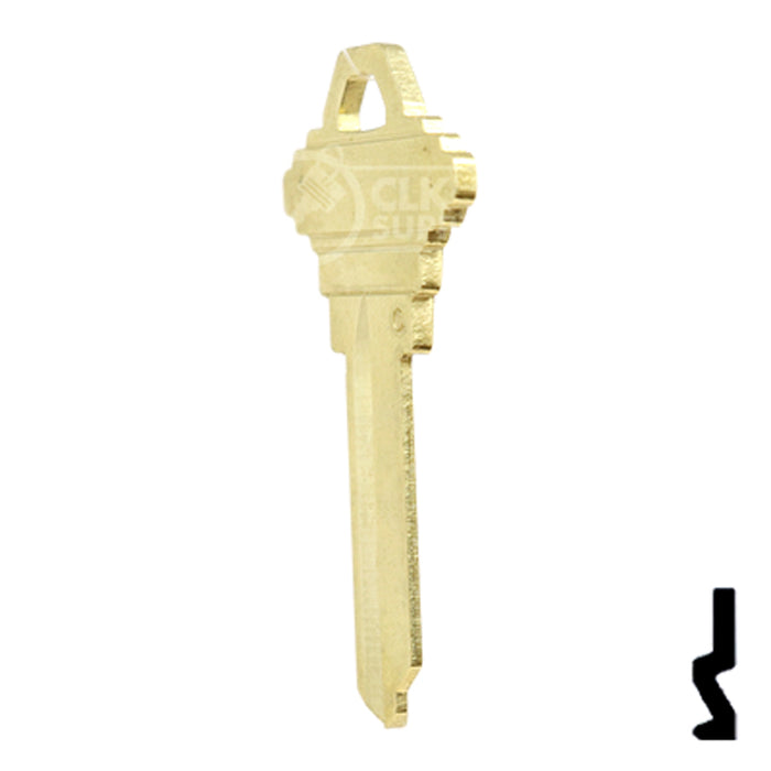 Uncut Key Blank | Schlage, Almet, Baldwin | BD249 Residential-Commercial Key Framon Manufacturing Company, Inc