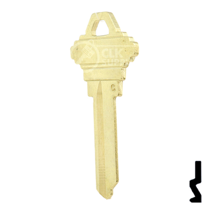 Uncut Key Blank | Schlage, Almet, Baldwin | BD249 Residential-Commercial Key Framon Manufacturing Company, Inc