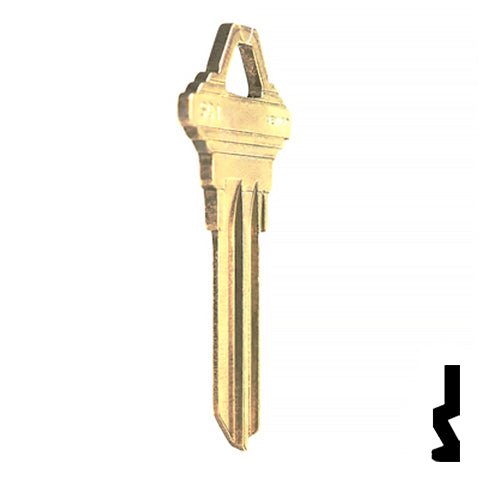 Uncut Key Blank | Schlage | SC1, 1145 Residential-Commercial Key JMA USA