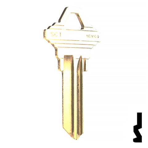 Uncut Key Blank | Schlage | SC1, 1145 Residential-Commercial Key JMA USA