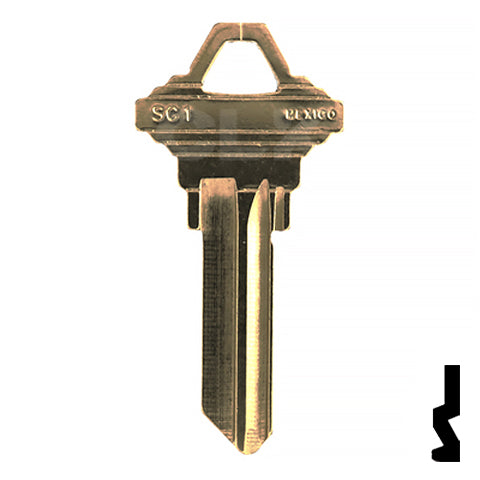 Uncut Key Blank | Schlage | SC1, 1145 Residential-Commercial Key JMA USA