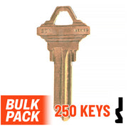 Uncut Key Blank | Schlage | SC1 - 250 Pack Residential-Commercial Key JMA USA