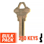 Uncut Key Blank | Schlage | SC1 - 250 Pack Residential-Commercial Key JMA USA
