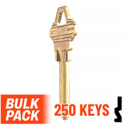 Uncut Key Blank | Schlage | SC1 - 250 Pack Residential-Commercial Key JMA USA
