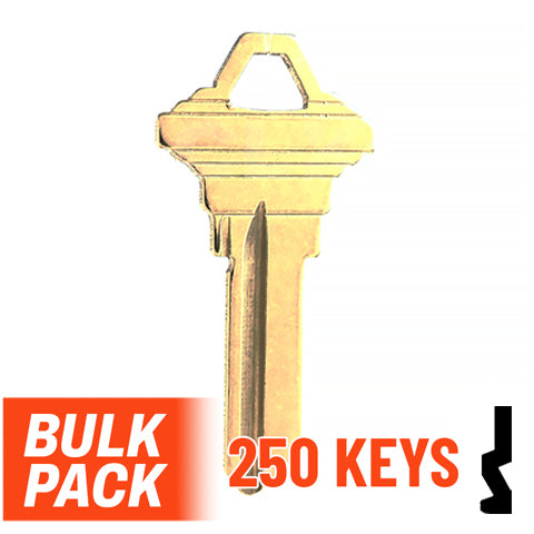 Uncut Key Blank | Schlage | SC1 - 250 Pack Residential-Commercial Key JMA USA