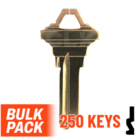 Uncut Key Blank | Schlage | SC1 - 250 Pack Residential-Commercial Key JMA USA