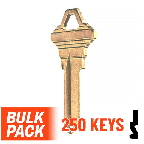 Uncut Key Blank | Schlage | SC1 - 250 Pack Residential-Commercial Key JMA USA