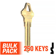 Uncut Key Blank | Schlage | SC1 - 250 Pack Residential-Commercial Key JMA USA
