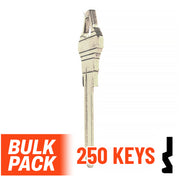 Uncut Key Blank | Schlage | SC1 - 250 Pack ( Nickel Plated ) Residential-Commercial Key JMA USA