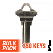 Uncut Key Blank | Schlage | SC1 - 250 Pack ( Nickel Plated ) Residential-Commercial Key JMA USA