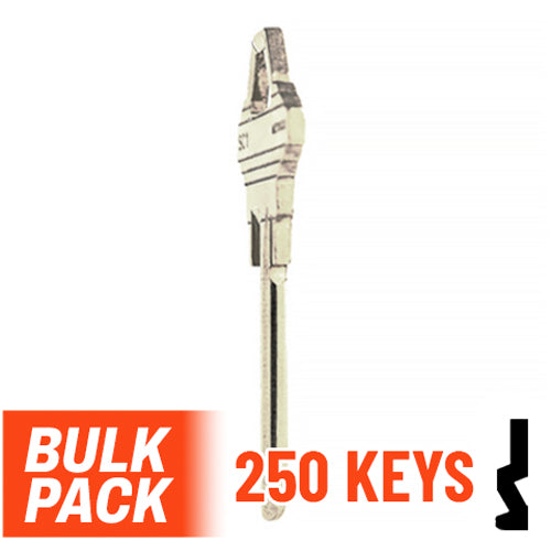 Uncut Key Blank | Schlage | SC1 - 250 Pack ( Nickel Plated ) Residential-Commercial Key JMA USA