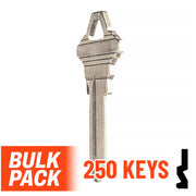 Uncut Key Blank | Schlage | SC1 - 250 Pack ( Nickel Plated ) Residential-Commercial Key JMA USA