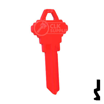 Uncut Key Blank | Schlage SC1 | Neon (50PK) Residential-Commercial Key JMA USA