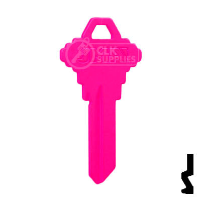 Uncut Key Blank | Schlage SC1 | Neon (50PK) Residential-Commercial Key JMA USA