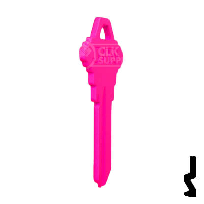 Uncut Key Blank | Schlage SC1 | Neon (50PK) Residential-Commercial Key JMA USA