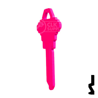 Uncut Key Blank | Schlage SC1 | Neon (50PK) Residential-Commercial Key JMA USA