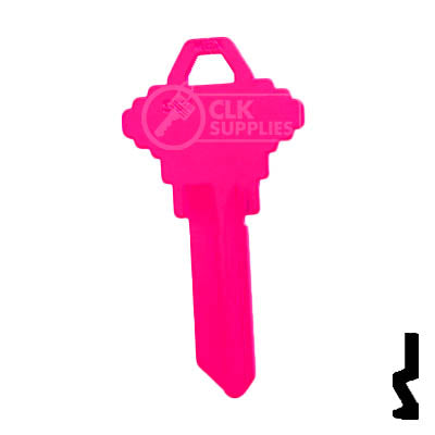 Uncut Key Blank | Schlage SC1 | Neon (50PK) Residential-Commercial Key JMA USA