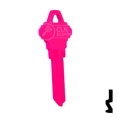 Uncut Key Blank | Schlage SC1 | Neon (50PK) Residential-Commercial Key JMA USA