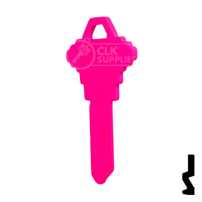 Uncut Key Blank | Schlage SC1 | Neon (50PK) Residential-Commercial Key JMA USA