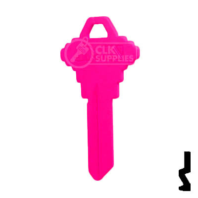 Uncut Key Blank | Schlage SC1 | Neon (50PK) Residential-Commercial Key JMA USA