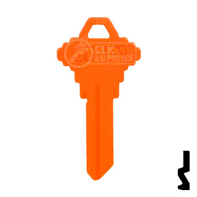 Uncut Key Blank | Schlage SC1 | Neon (50PK) Residential-Commercial Key JMA USA