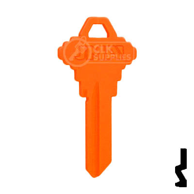 Uncut Key Blank | Schlage SC1 | Neon (50PK) Residential-Commercial Key JMA USA