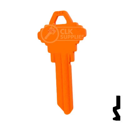 Uncut Key Blank | Schlage SC1 | Neon (50PK) Residential-Commercial Key JMA USA