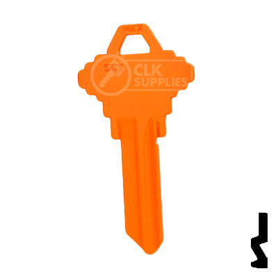 Uncut Key Blank | Schlage SC1 | Neon (50PK) Residential-Commercial Key JMA USA
