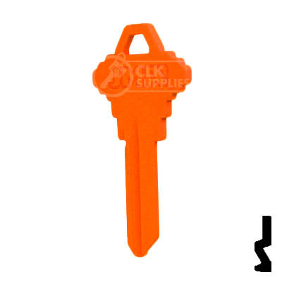 Uncut Key Blank | Schlage SC1 | Neon (50PK) Residential-Commercial Key JMA USA