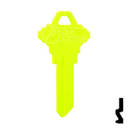 Uncut Key Blank | Schlage SC1 | Neon (50PK) Residential-Commercial Key JMA USA