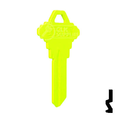 Uncut Key Blank | Schlage SC1 | Neon (50PK) Residential-Commercial Key JMA USA