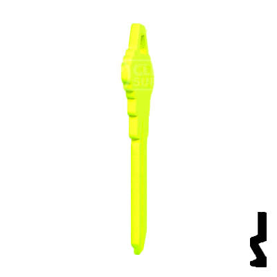 Uncut Key Blank | Schlage SC1 | Neon (50PK) Residential-Commercial Key JMA USA
