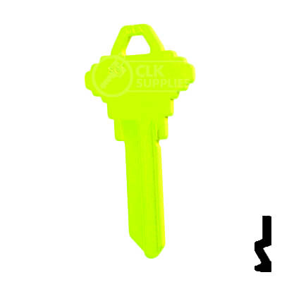 Uncut Key Blank | Schlage SC1 | Neon (50PK) Residential-Commercial Key JMA USA