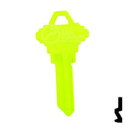 Uncut Key Blank | Schlage SC1 | Neon (50PK) Residential-Commercial Key JMA USA