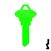 Uncut Key Blank | Schlage SC1 | Neon (50PK) Residential-Commercial Key JMA USA