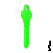 Uncut Key Blank | Schlage SC1 | Neon (50PK) Residential-Commercial Key JMA USA