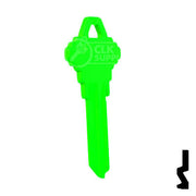 Uncut Key Blank | Schlage SC1 | Neon (50PK) Residential-Commercial Key JMA USA