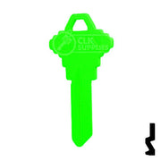 Uncut Key Blank | Schlage SC1 | Neon (50PK) Residential-Commercial Key JMA USA