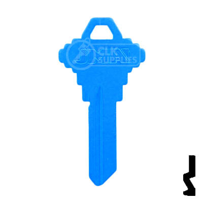 Uncut Key Blank | Schlage SC1 | Neon (50PK) Residential-Commercial Key JMA USA