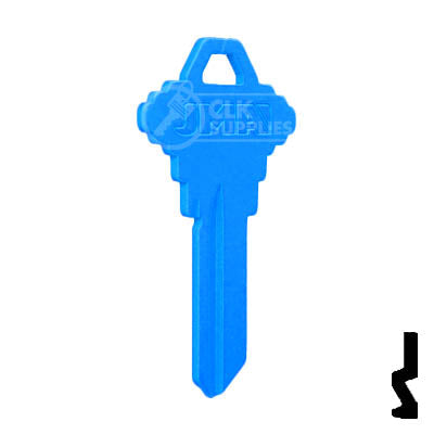 Uncut Key Blank | Schlage SC1 | Neon (50PK) Residential-Commercial Key JMA USA