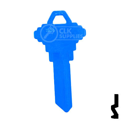 Uncut Key Blank | Schlage SC1 | Neon (50PK) Residential-Commercial Key JMA USA