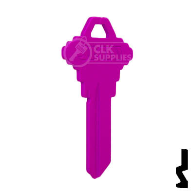 Uncut Key Blank | Schlage SC1 | Neon (50PK) Residential-Commercial Key JMA USA